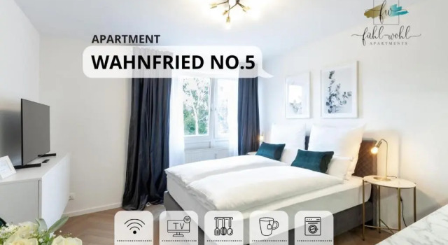 Апартаменты Apartment Wahnfried No5 - Cityapartment mit Duschbad
