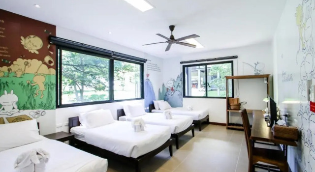 Четырёхместный номер Standard Rain Tree Khao Yai Hotel