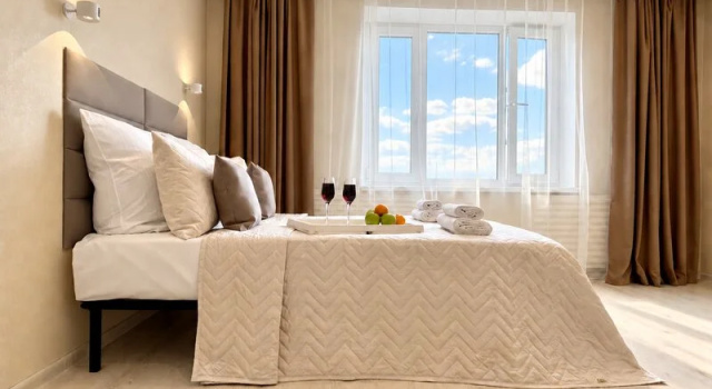 Apartments Chetyre Sezona dist. Vostochnyj 4/5, Đặt Căn hộ Khách sạn ở Ural có chỗ đỗ xe, Bãi đậu xe