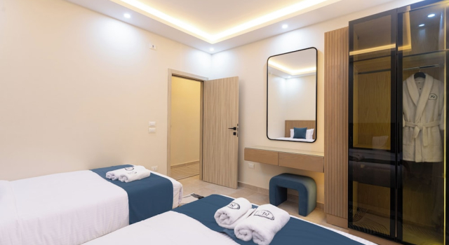 Апартаменты Deluxe с 2 комнатами с балконом Beithady Luxury Aparthotel Lotus - BH-73