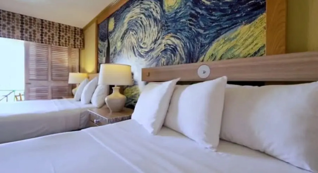 Camera quadrupla Standard con balcone e con vista Accra Beach Hotel