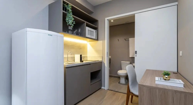 Двухместные апартаменты Comfort Next AW Franca by Viva - Prédio novo ao lado da Av Paulista