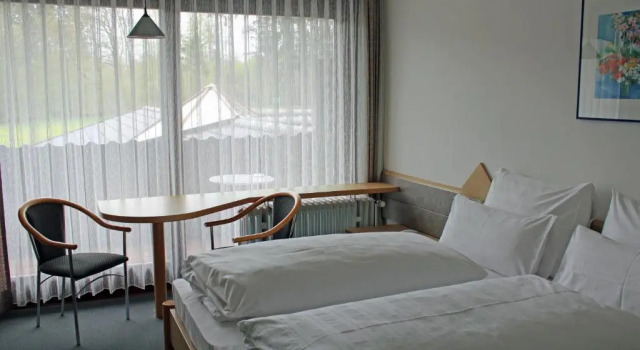 Camera doppia Comfort con balcone Wald- und Tagungshotel Geländer