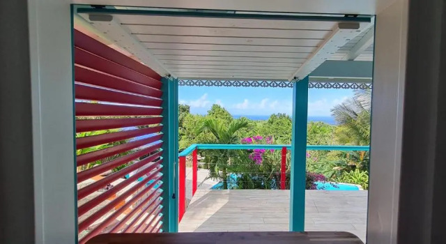 Villa créole vue mer