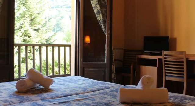 Camera doppia Standard con balcone Hotel Saurat