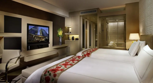 Двухместный номер Lounge Access Classic с видом на город InterContinental Hotels Shanghai JingAn Ser Apt.by IHG