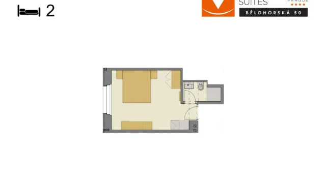 Двухместный номер Standard DownTown Suites Belohorska
