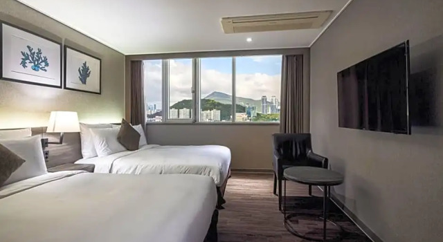 Двухместный номер Deluxe с частичным видом на океан Kent Hotel Gwangalli by Kensington