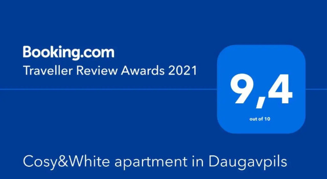 Апартаменты Cosy&White apartment in Daugavpils
