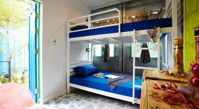 Кровать в общем номере WH Hostel