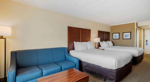 Четырёхместный номер Standard с видом на океан Comfort Inn Ocean City Boardwalk
