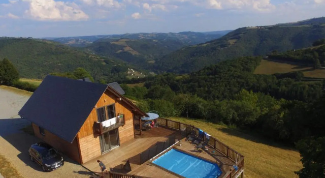 Коттедж с 4 комнатами Estiva - Le Chalet Belvédère - Piscine, Spa, Vue Grandiose