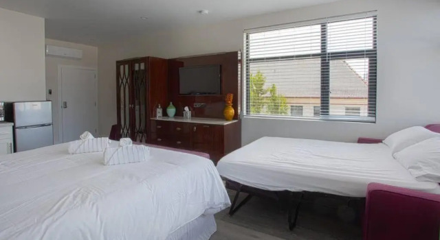 Downtown View 4 Sleepers Studio- Great for Getaway