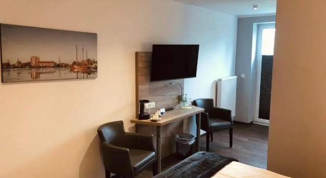 Двухместный номер Deluxe с балконом Hotel Am Stadtpark