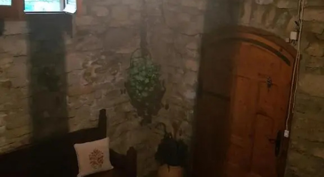 Bett im Wohnheim Casa Simón