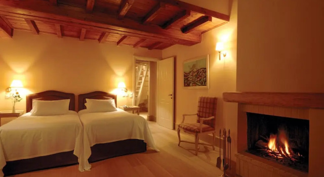 Люкс с 2 комнатами с видом на горы Santa Marina Arachova Resort & Spa