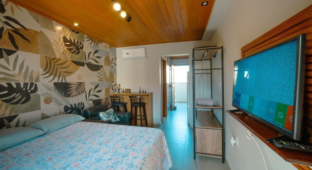 Studio Para 2 c Ar-condicionado na Barra da Lagoa