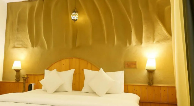 Номер Deluxe Beholden Stay & Cafe-Mountain View Boutique Stay in Old Manali