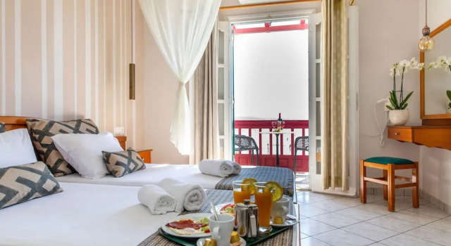Двухместный номер Standard с балконом и с видом на море Hotel Palatia