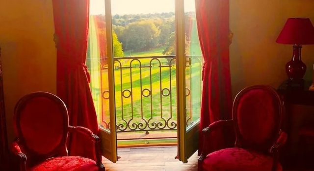 Двухместный номер Standard с балконом и с красивым видом из окна Château de Chantore