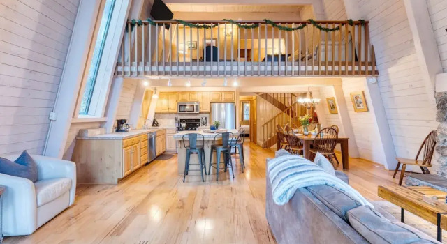 Lundy Bearden Serene Tahoe Retreat With Deck Fireplace and Forest Views