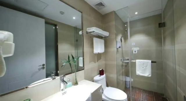 Двухместный номер Standard GreenTree Inn Yancheng Jianhu Oubaoliya Zunyuan Express Hotel