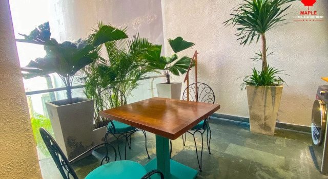 Двухместная студия с балконом Maple Hotel & Apartment