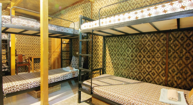 (camerata maschile) letto in camerata BILIK BAMBOO HOMESTAY