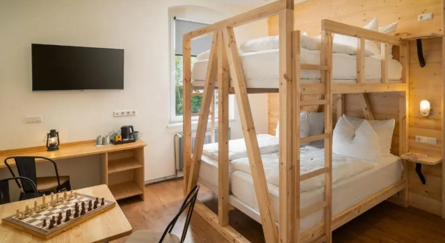 Четырёхместный номер Standard с видом на горы BODETALER BASECAMP LODGE - Naturerlebnis Lodge