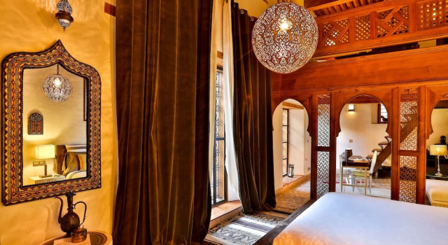 Suite con balcone e con vista sul cortile Karawan Riad
