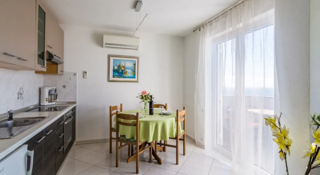 Апартаменты Comfort с 2 комнатами с видом на море Apartment Bellistra Rabac