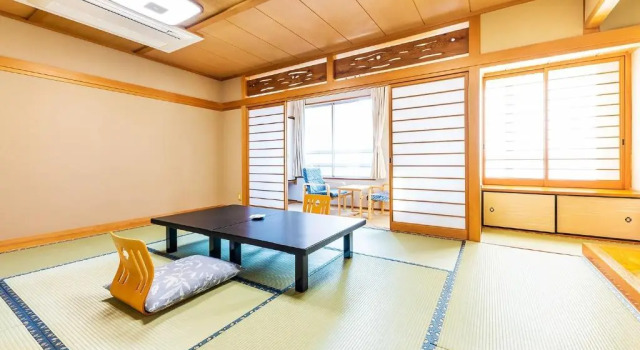 Номер Japanese-Style с видом на море Umino Hotel Hajime