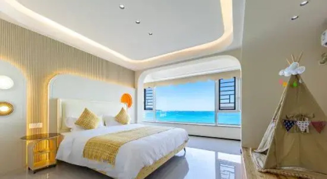 Семейный тент с 3 комнатами с видом на море Sea Breeze・Seaview Homestay (Yemeng Promenade, Sanya Bay Branch)