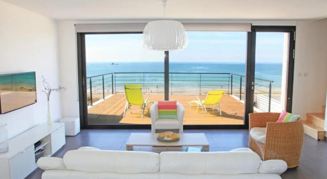 Вилла Villa de la plage de Plouescat