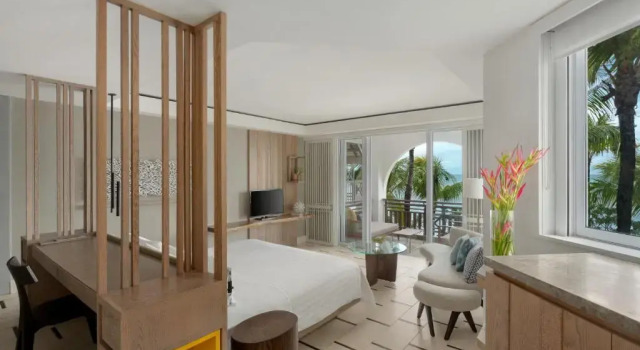 Полулюкс Frangipani с видом на океан Shangri-La Le Touessrok, Mauritius