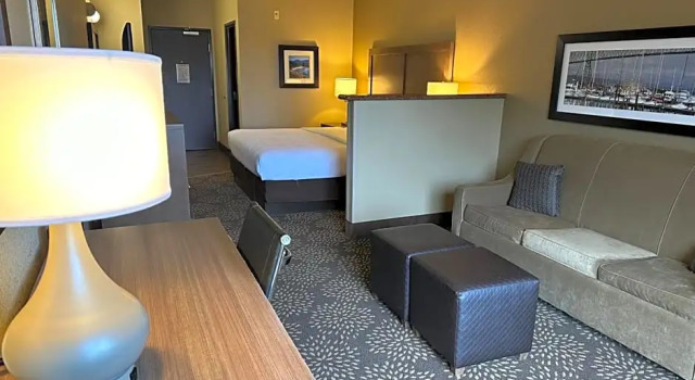 Люкс с видом на реку Best Western Columbia River Waterfront Hotel Astoria