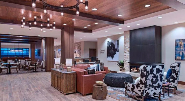Кровать в общем номере Fairfield Inn & Suites by Marriott Cheyenne Southwest/Downtown Area