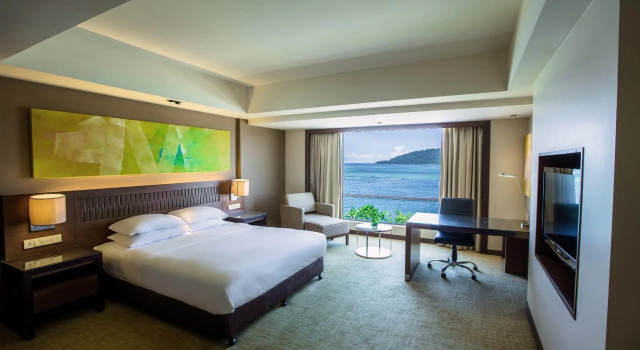 Двухместный номер с видом на море Hyatt Regency Kinabalu