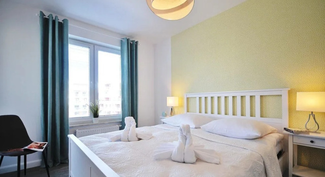 Апартаменты Comfort с 2 комнатами с балконом и с видом на внутренний двор BalticOn Polanki Park