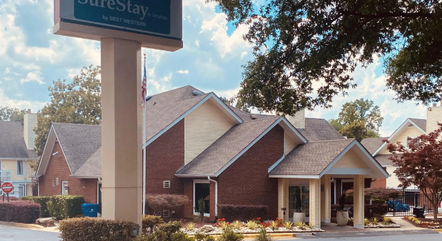 Кровать в общем номере Residence Inn Charlotte South at I-77 Tyvola Road