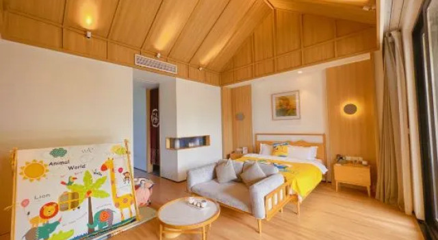 Люкс Deluxe Zhuoyue Health Hot Spring Homestay