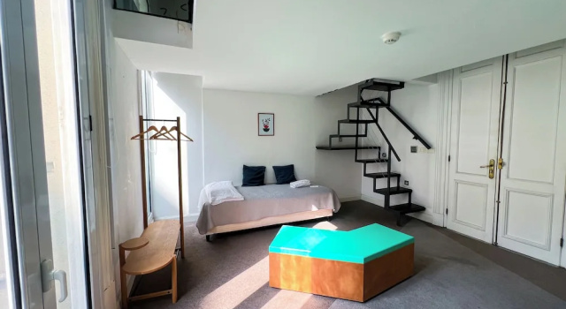 Трёхместная студия Дуплекс Viajero Montevideo Hostel