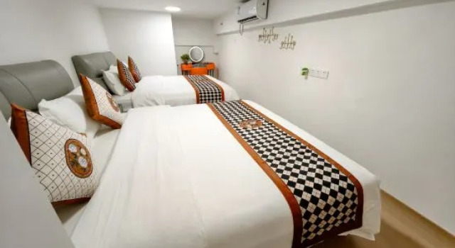 Люкс Standard Star Theme Apartment (Guangzhou Panyu Tianhe Chengnancun Wanbo Metro Station)