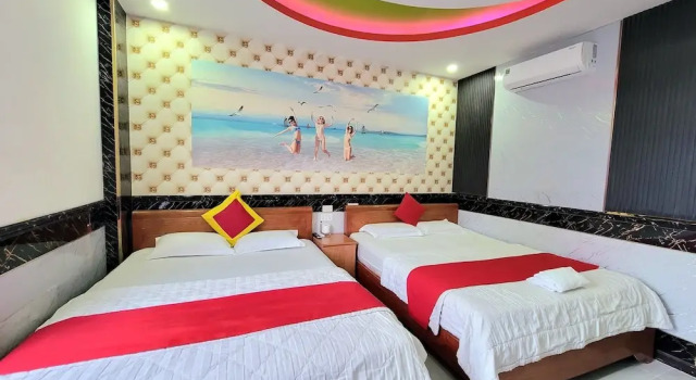 Четырёхместный семейный номер Standard Thiem Thanh Hotel
