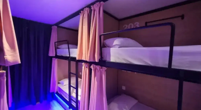 Кровать в общем номере Laman Green Hotel Seksyen 7