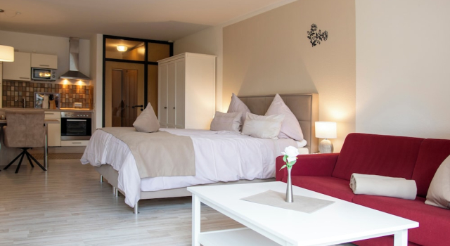 Двухместные апартаменты Comfort Haus Roseneck mit gratis Zugang zur Jod-Sole-Therme