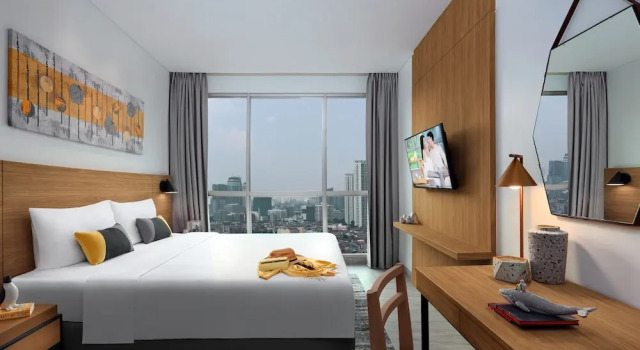 Номер Executive с 2 комнатами с балконом Citadines Sudirman Jakarta
