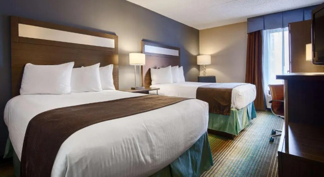 Четырёхместный номер Standard Best Western OHare North/Elk Grove Hotel
