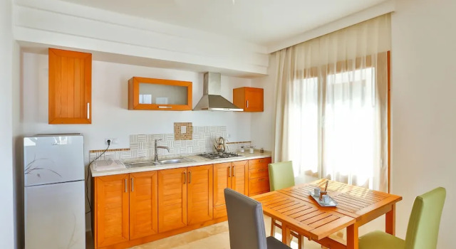 Апартаменты c 1 комнатой с балконом и с видом на море Çınarlar Apart Hotel KAŞ