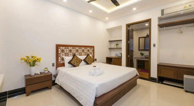Двухместный номер Deluxe с балконом Phuc Hung Riverside Villa